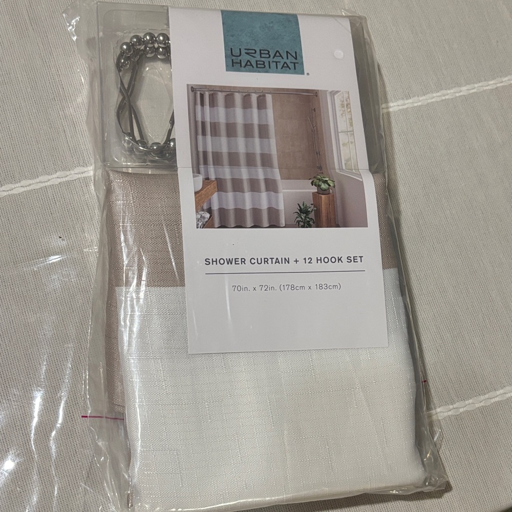 Urban habitat shower curtain